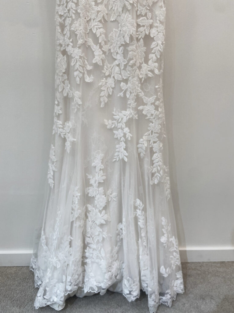 buttom view allure bridal 9903