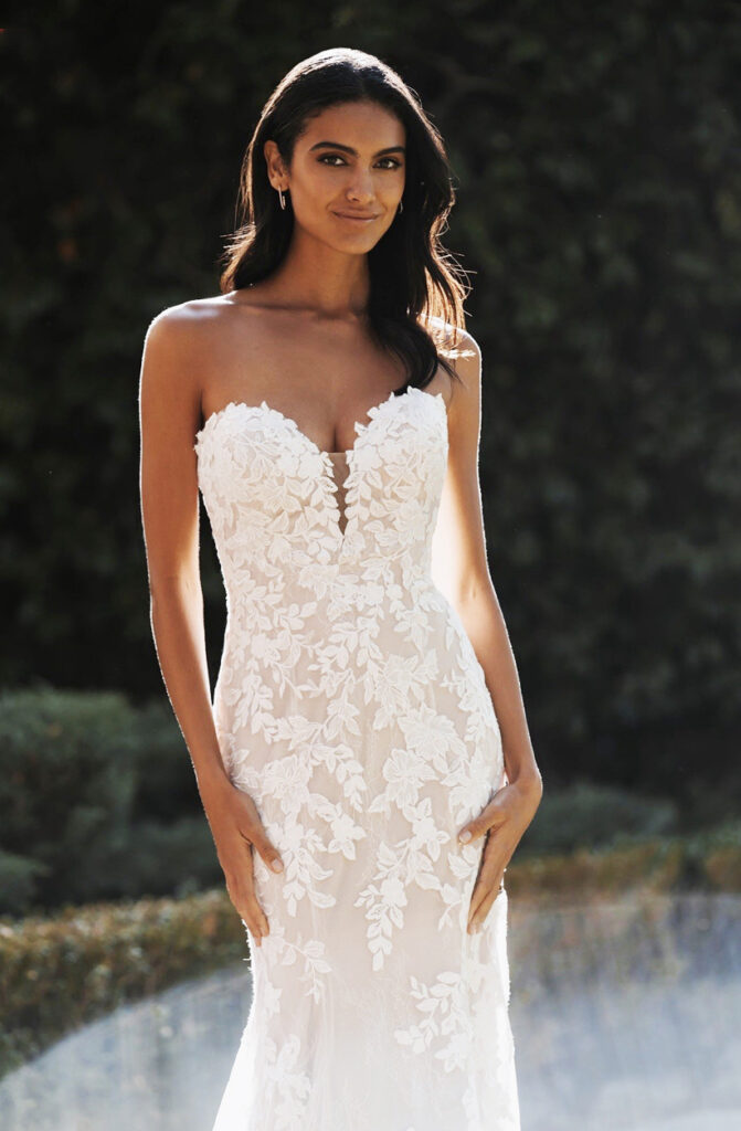 Allure bridal 9903 front view